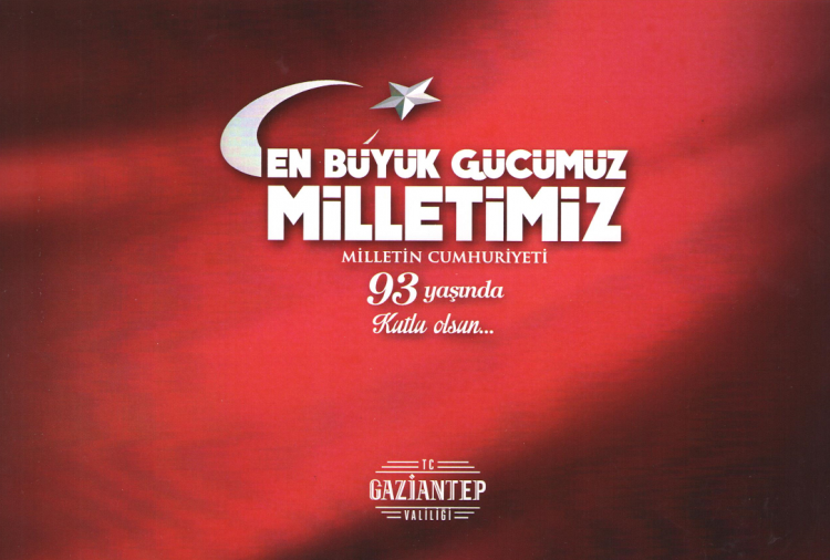 29 Ekim Cumhuriyet Bayramı Mesajı