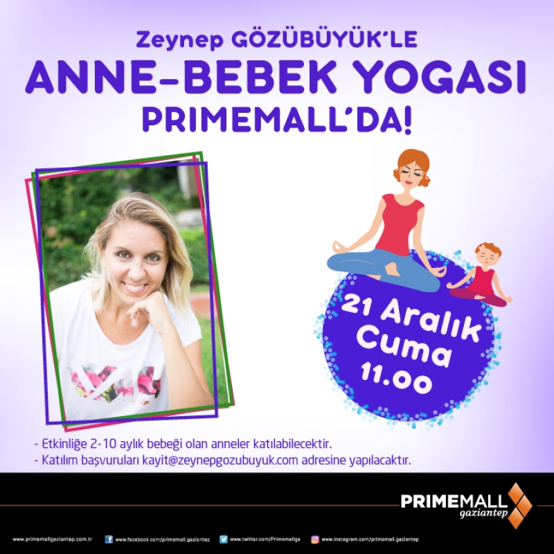 ZEYNEP GÖZÜBÜYÜK GAZİANTEP’Lİ ANNELER VE BEBEKLERİYLE PRİMEMALL’DA BULUŞUYOR…