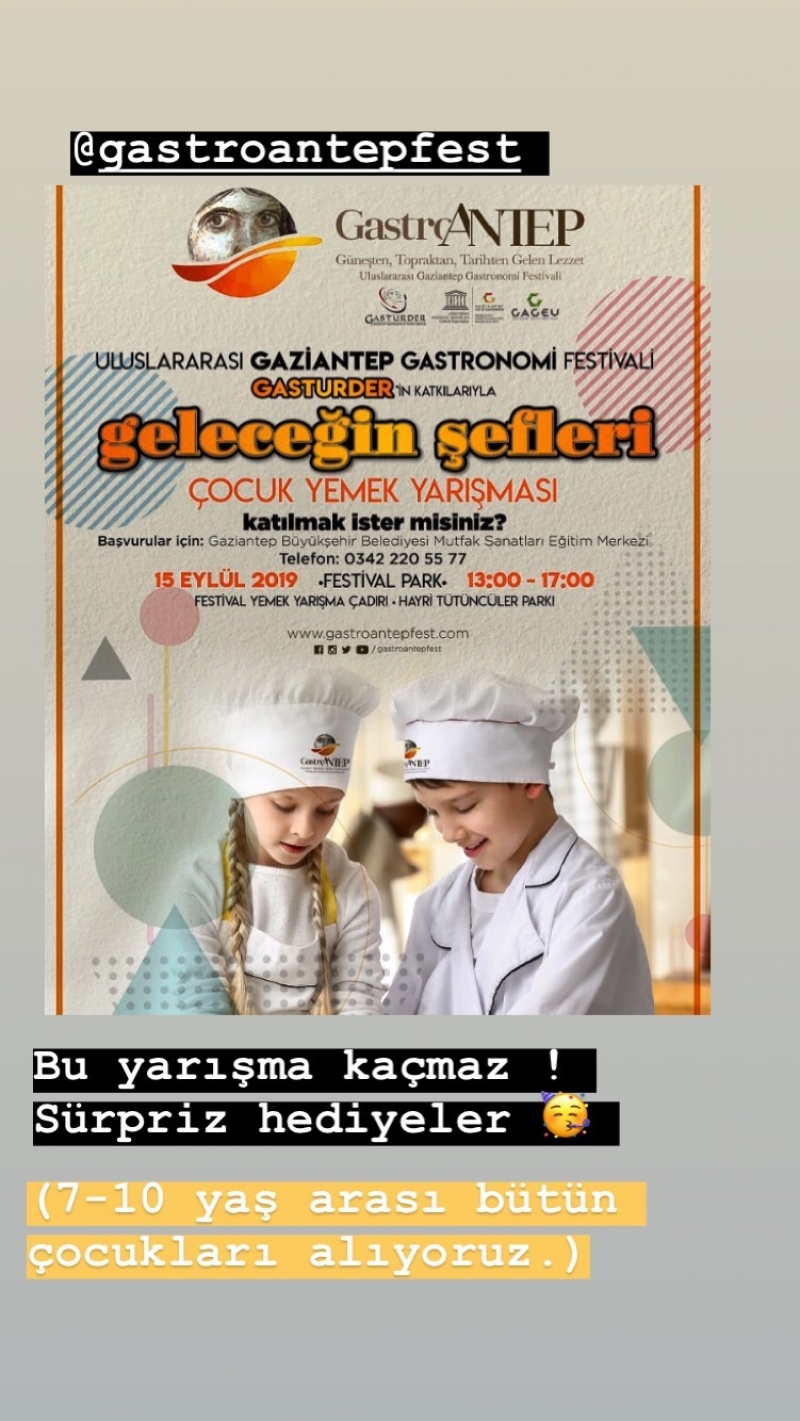 Geleceğin Şefleri Çocuk Yemek Yarışması