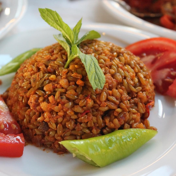 Etli Firik Pilavı