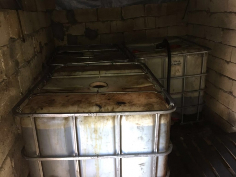 Gaziantep’te bin 700 litre kaçak motorin ele geçirildi