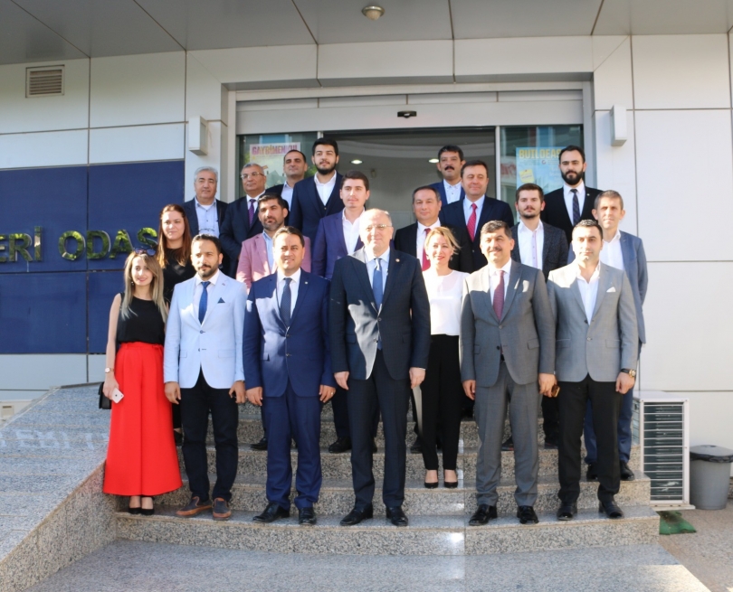 Koçer ve Fadıloğlu’dan İMO’ya ziyaret