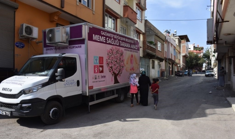 Büyükşehir’in Mobil Mamografi Tarama Aracı Batman’da