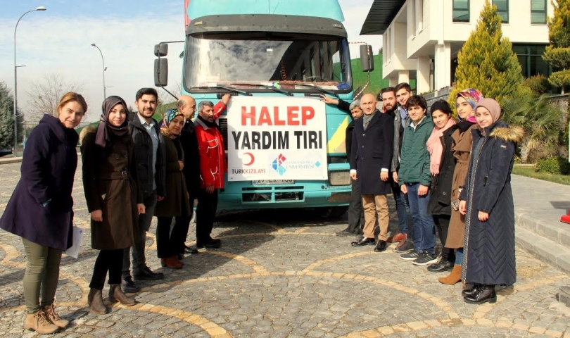 HKÜ’lü Öğrenciler Halep’i Unutmadı