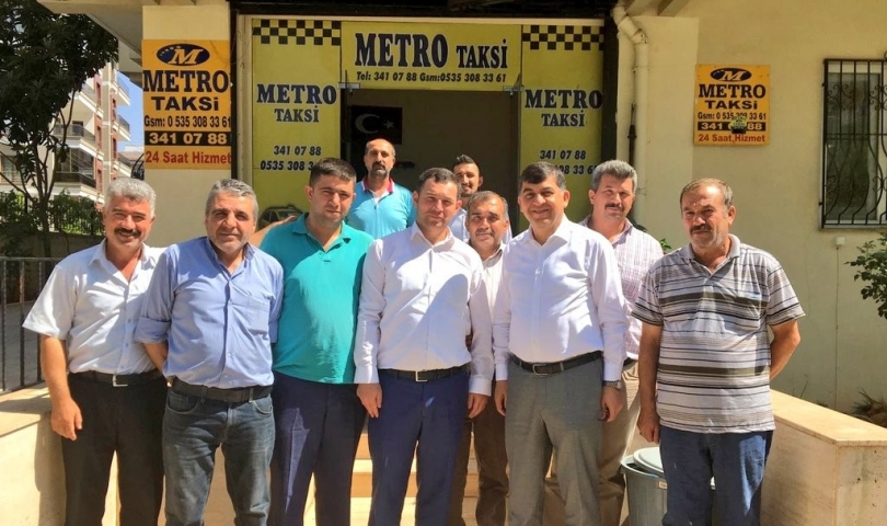 Başkan Fadıloğlu, Taksi Durağı Esnafını Ziyaret Etti