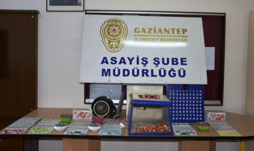 Gaziantep’te Tombala Operasyonu: 93 Gözaltı