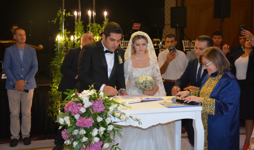 Kaplan ve Canbaz ailelerinin mutlu günü