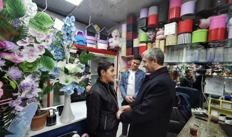 Başkan Tahmazoğlu’nun esnaf ziyaretleri devam ediyor