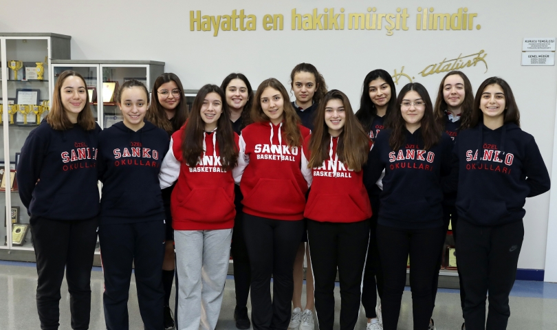 Sanko Okulları basketbolda il şampiyonu