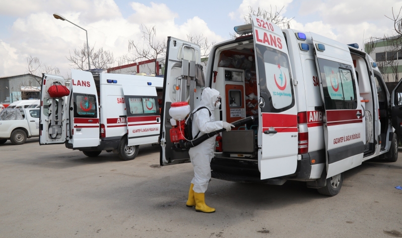 112 acil ambulanslarının hijyeni büyükşehire emanet
