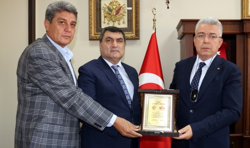Nizip Kaymakamı Kemal Şahin’den NTO’ya Veda ziyareti