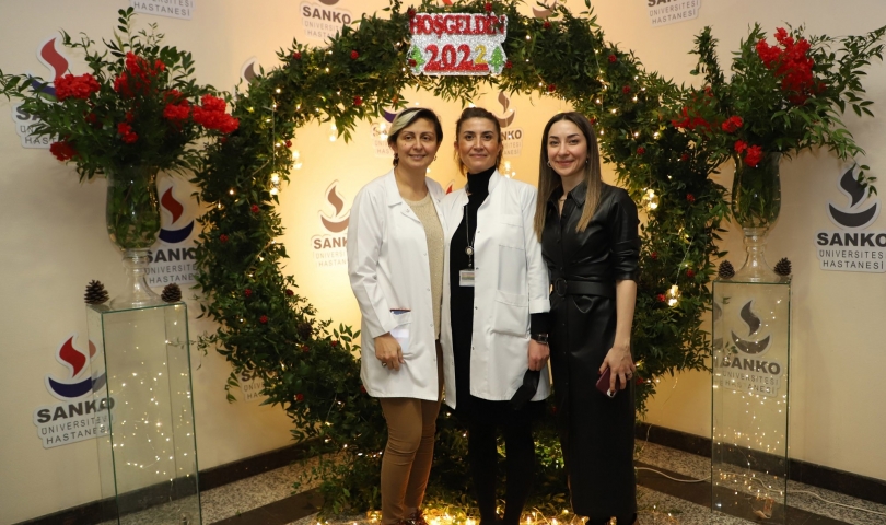 SANKO Üniversitesi Hastanesi'nde yeni yıl etkinliği