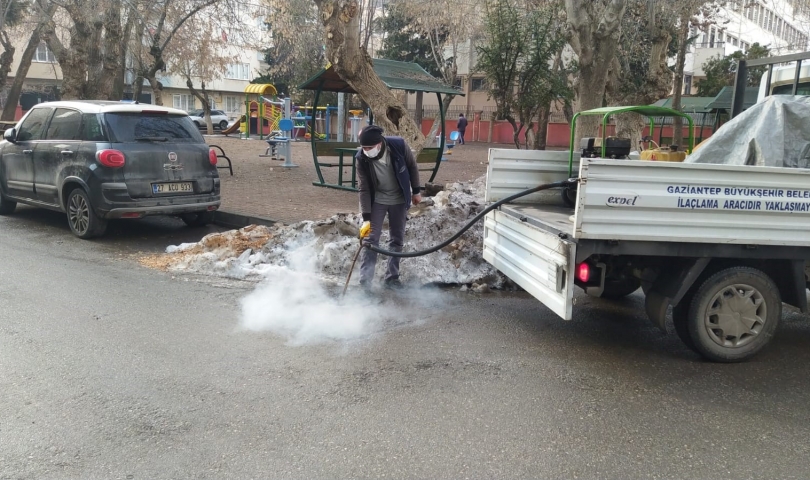 Haşerelere karşı kışlak mücadelesi son surat devam ediyor