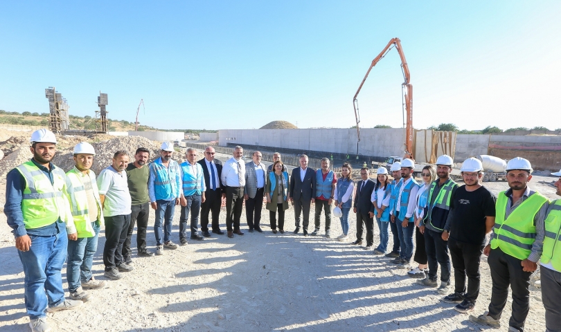 Nizip İleri Biyolojik Atık Su Arıtma Tesisi’nin yüzde 40’ı tamamlandı