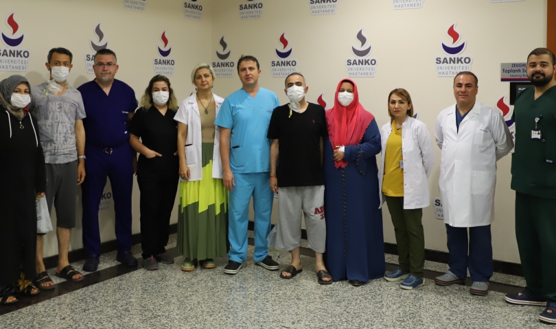 Bölgedeki ilk çapraz böbrek nakli SANKO’da yapıldı