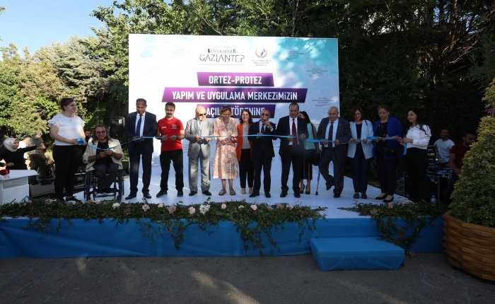 Gaziantep Büyükşehir’in Ortez-Protez Yapım ve Uygulama Merkezi açıldı