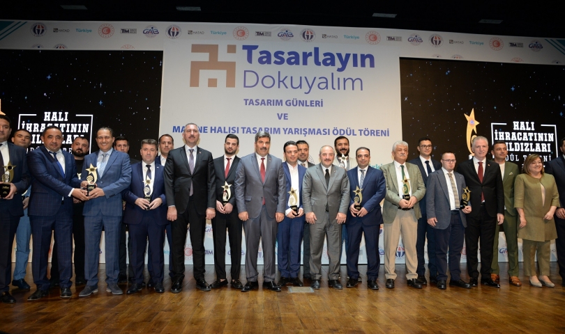 Halı İhracatının Yıldızları Ödülleri sahiplerini buldu