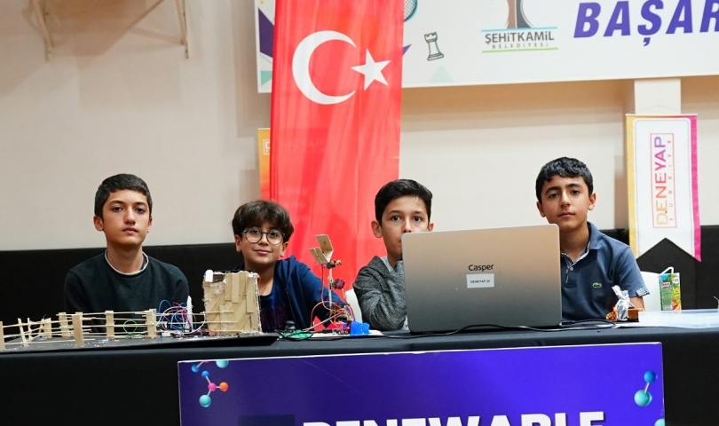 Şehitkamil’deki geleceğin mucitleri, icatlarını sergilediler