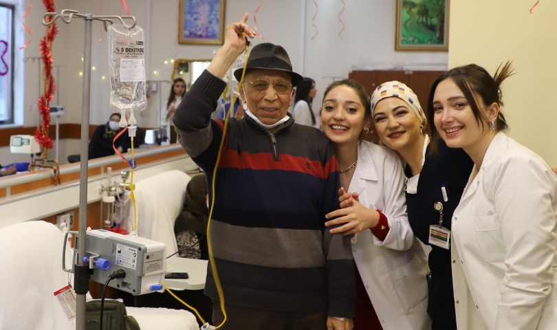 SANKO Üniversitesi Hastanesi’nde yeni yıl kutlandı
