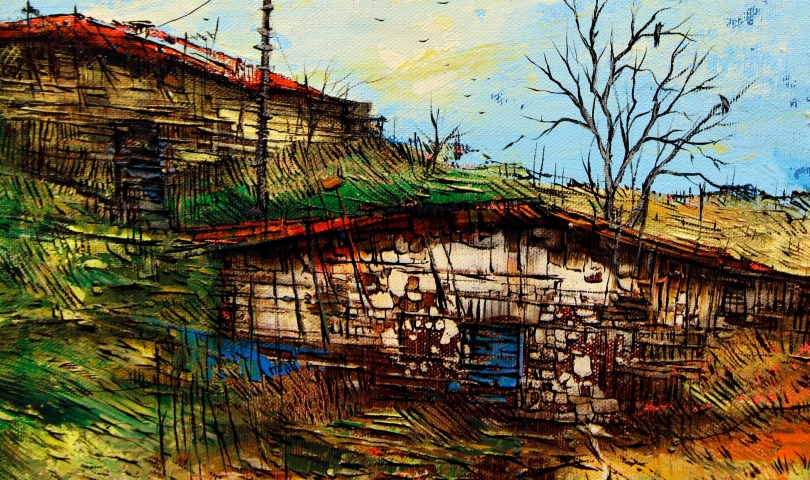 SANKO Sanat Galerisi’ndeki “Barınaklar” temalı resim sergisi