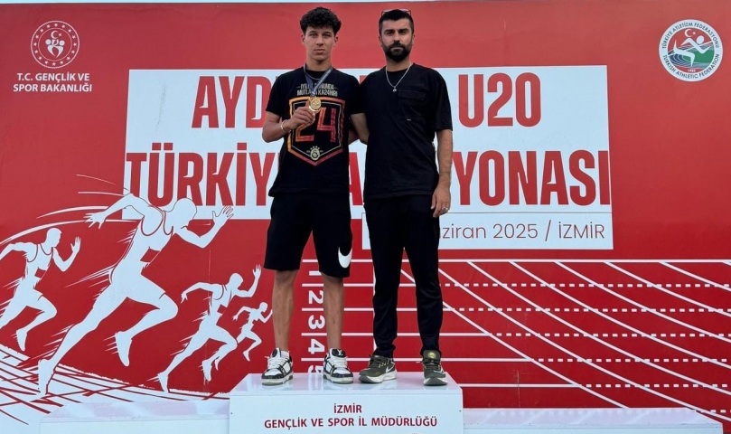 Adil Sani Konukoğlu Spor Lisesi öğrencisi Furkan Kanlı Türkiye şampiyonu oldu