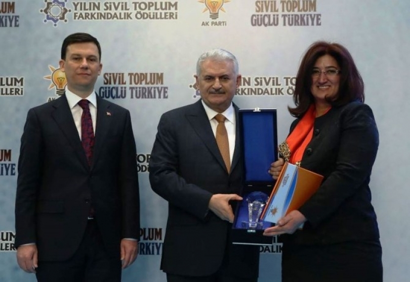 Gaziantep'e “Sivil Toplum Farkındalık Ödülü ”