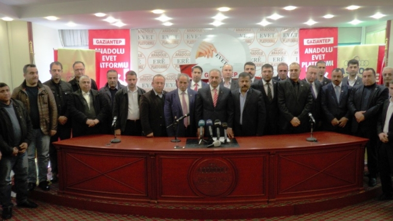 Gaziantep’te 22 STK “evet“ diyor