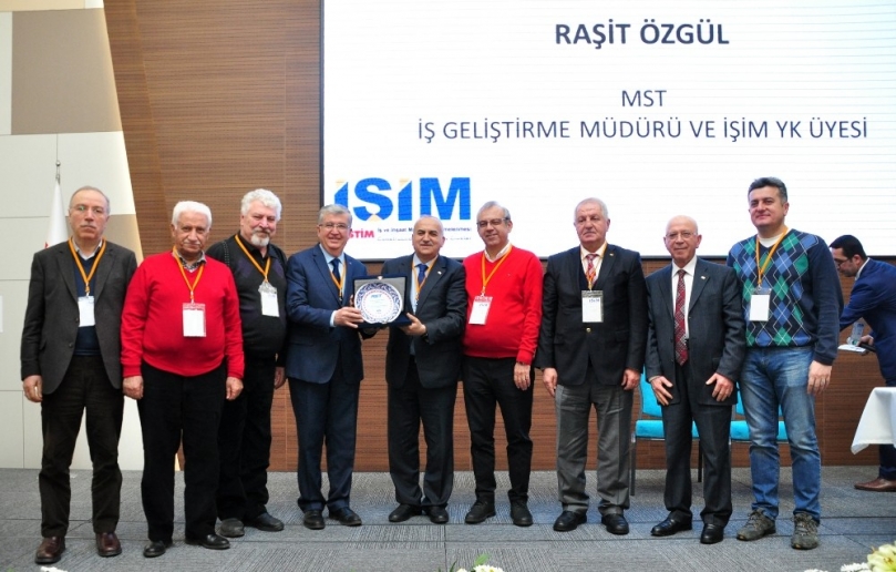 Yerli üretime teşekkür plaketi
