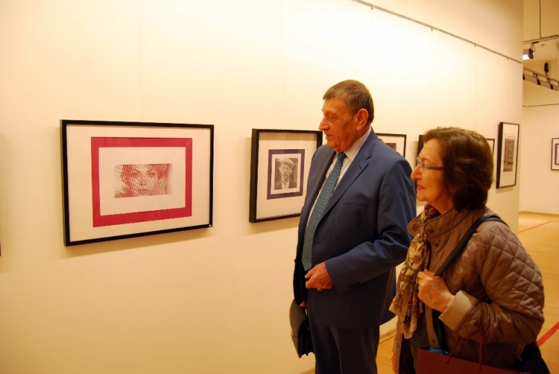 Sanko Sanat Galerisinde katı sanatı sergisi