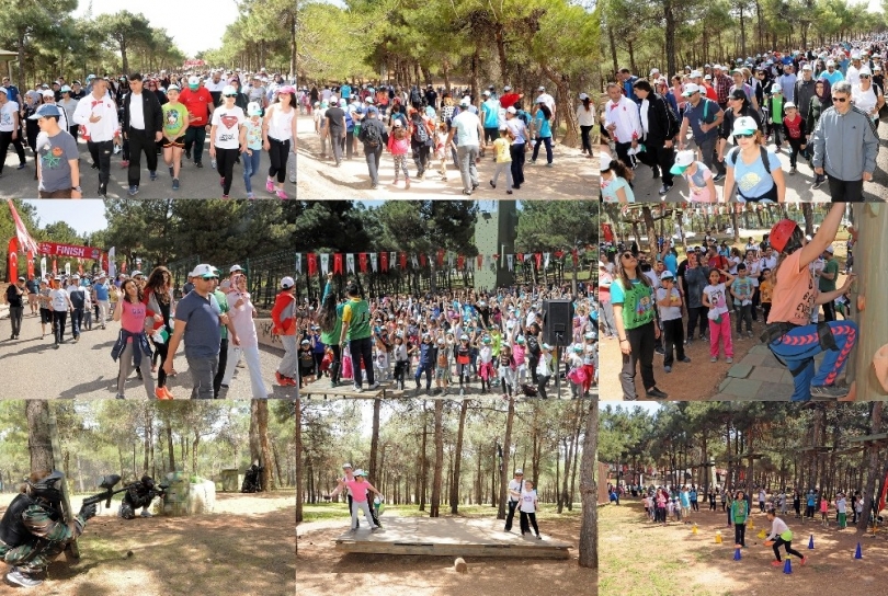 Velileri etkinliklere katıldı, şampiyonlar destek verdi