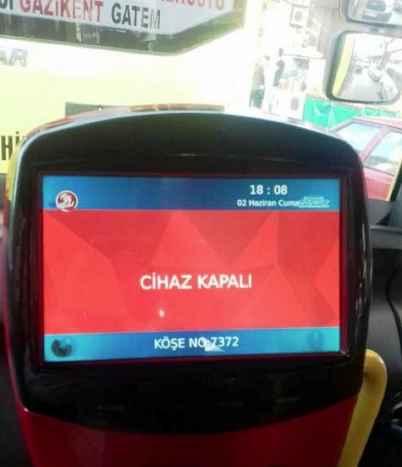 Gaziantep'te Kart 27 sistemi çöktü.Belediye ücretsiz taşımaya başladı