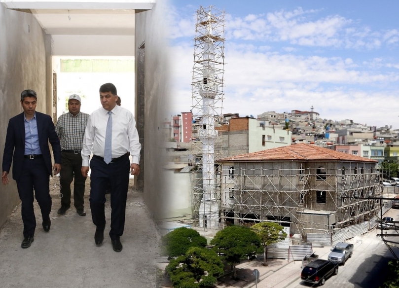 Umut cami ve sosyal tesisi inşaatını devam ediyor