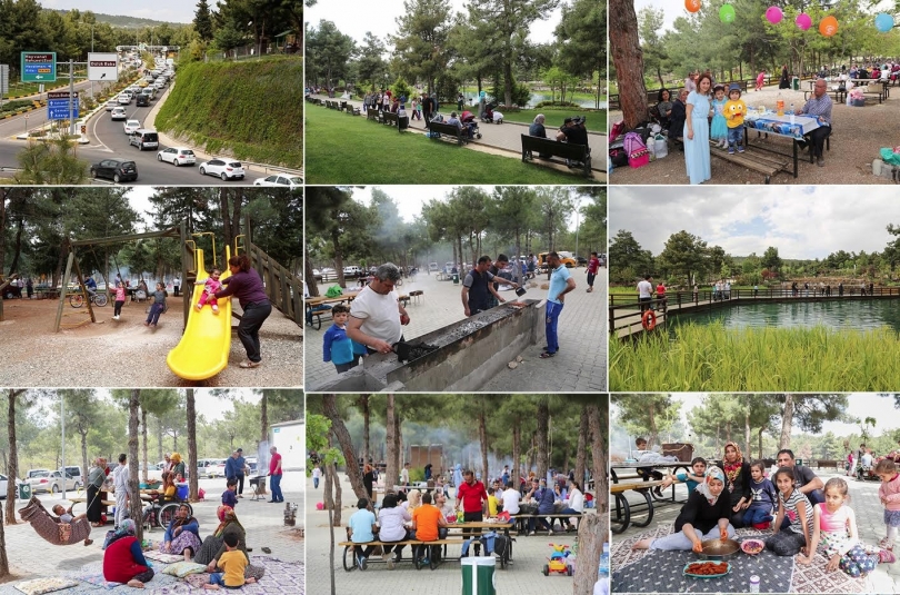 ‘Dülük Tabiat Parkı’ Bayramda Doldu Taştı