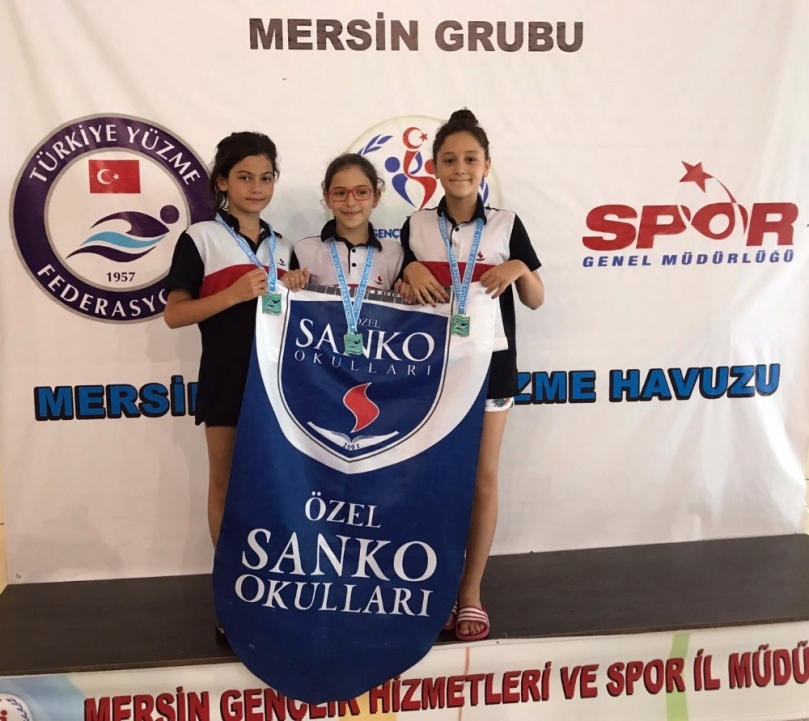 Özel SANKO Okullarının yüzme başarısı