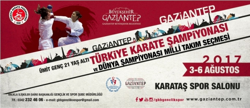Türkiye karate şampiyonası seçmeleri Gazişehirde