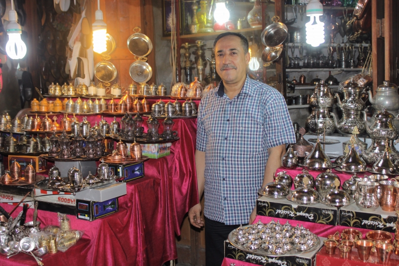 Gaziantep çarşı esnafı zor günler geçiriyor