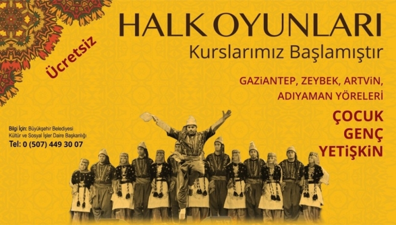 Yeni dönem halkoyunları kursları başladı