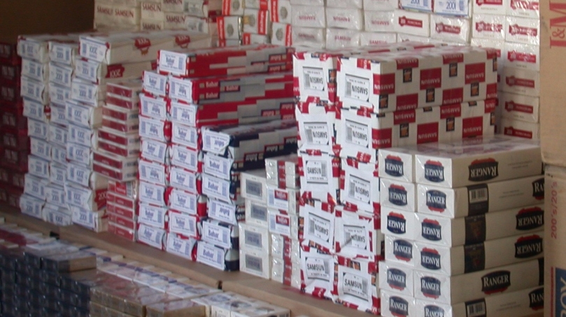 Gaziantep’te 30 bin paket gümrük kaçağı sigara ele geçirildi