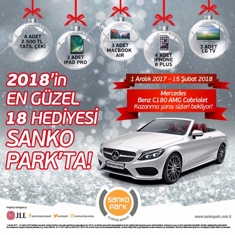 2018’in En Güzel 18 Hediyesi SANKO Park’ta