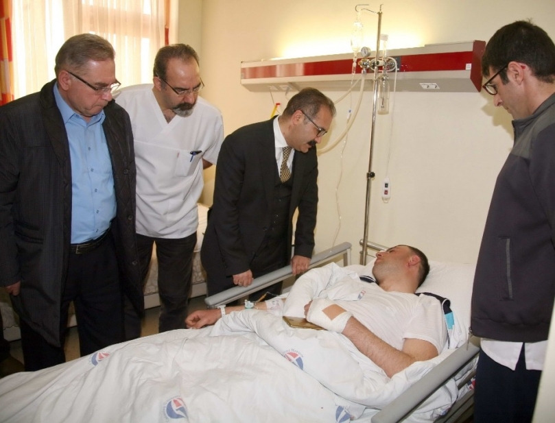 Afrin gazisinden Rektör Gür’e duygulandıran mesaj