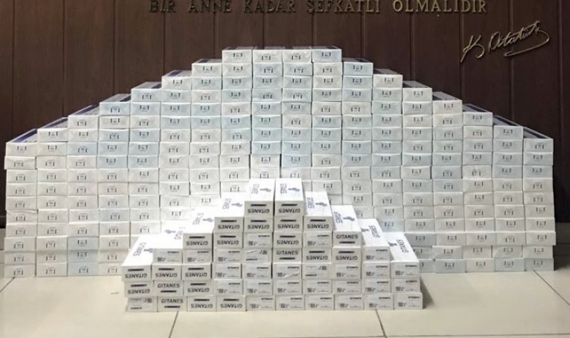 Gaziantep’te 3 bin paket kaçak sigara yakalandı