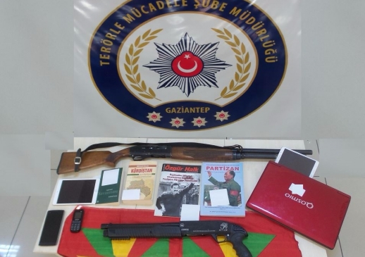 Gaziantep'te eş zamanlı pkk operasyonu
