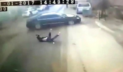 Gaziantep'te  bir çocuğun öldüğü kaza kamerada