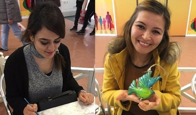 Seramik boyamaya yoğun ilgi vardı