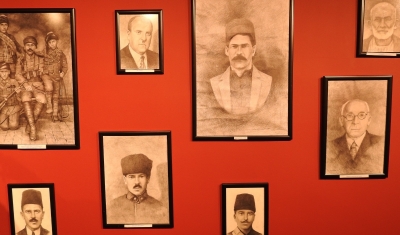 Gaziantep Savunması Kahramanları Karakalem Resimleri Sergisi’nin Açılış Töreni düzenlendi