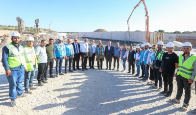 Nizip İleri Biyolojik Atık Su Arıtma Tesisi’nin yüzde 40’ı tamamlandı