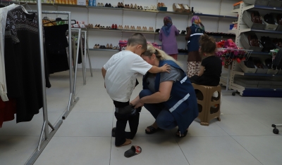 Şehitkamil'den dar gelirli ailelere kışlık giyim yardımı