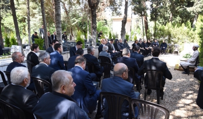 GSO Kurucu Meclis Başkanı merhum Naci Topçuoğlu mezarı başında dualarla anıldı