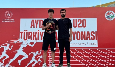 Adil Sani Konukoğlu Spor Lisesi öğrencisi Furkan Kanlı Türkiye şampiyonu oldu