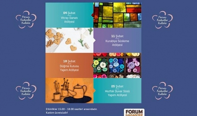 Forum Gaziantep Kadınlar Kulübü Şubat Programı